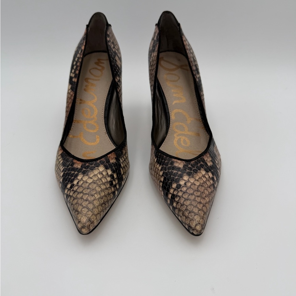 Sam Edelman Hazel Snakeskin Patterned Women's Pum… - image 2